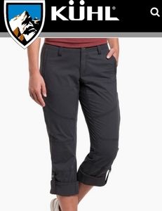 Kühl Spire Roll Up Relaxed Pants Ink Black 14